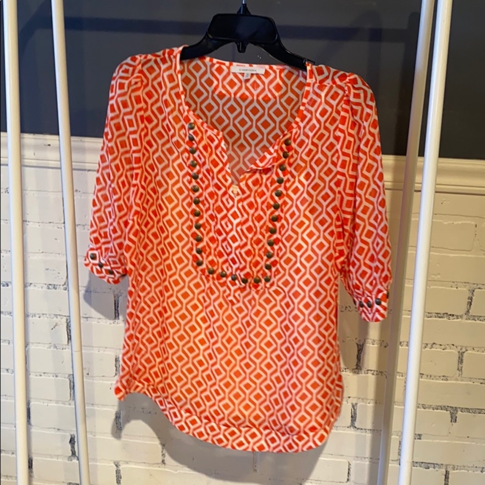 Blouse with built in cami